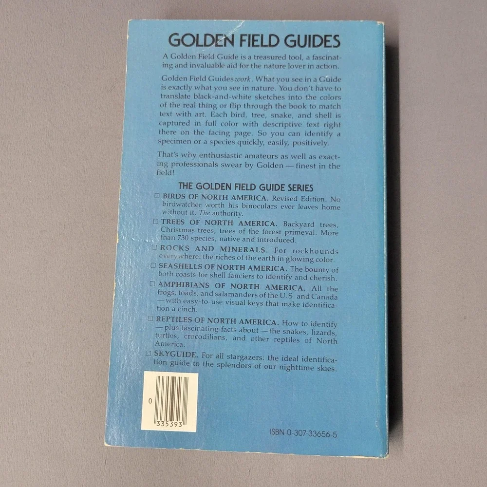 Golden Field Guide Birds of North America Revised Edition Paperback 1983 Book
